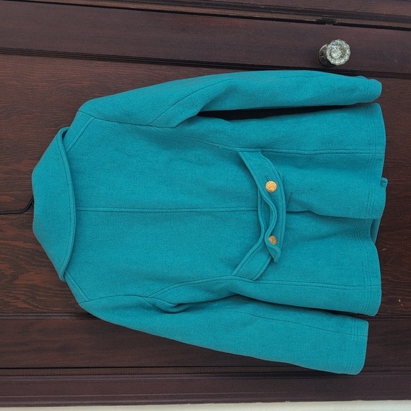 J.Crew stadium cloth winter majesty peacoat jacket Size 6 Wool Blend - Picture 6 of 6